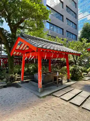 水鏡天満宮の手水舎