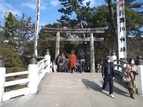 寒川神社の鳥居