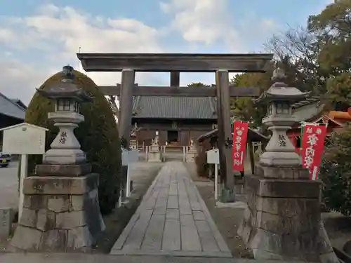 業葉神社の鳥居