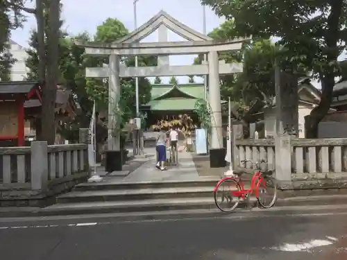 お三の宮日枝神社の鳥居