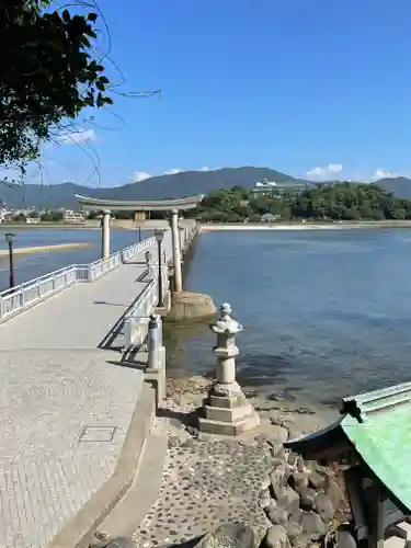 八百富神社の鳥居