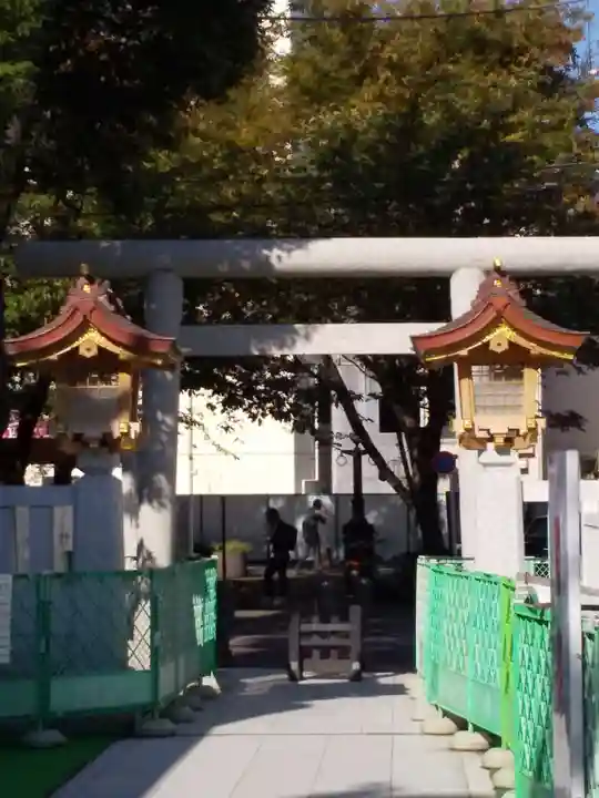 蒲田八幡神社の鳥居