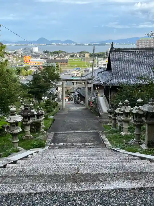 雄琴神社の鳥居
