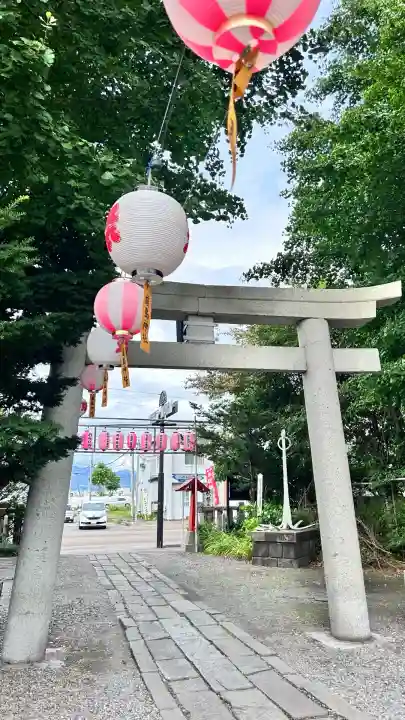 函館厳島神社のお祭り