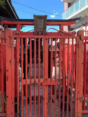 矢口氷川神社の鳥居