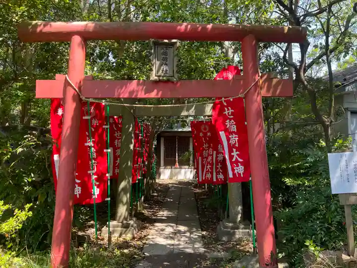 篠崎浅間神社の鳥居