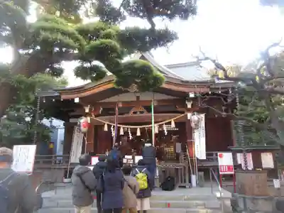 鳩森八幡神社の初詣