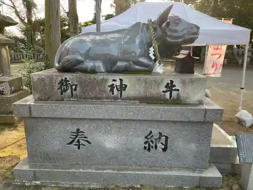 大生郷天満宮の像