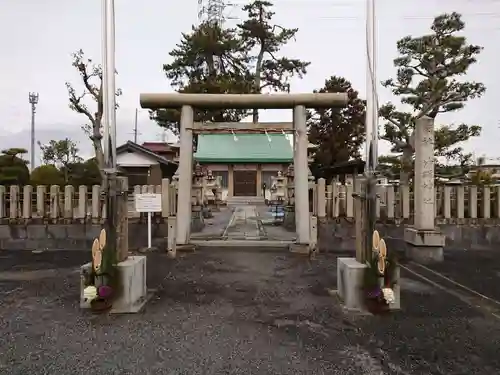 神明神社の鳥居