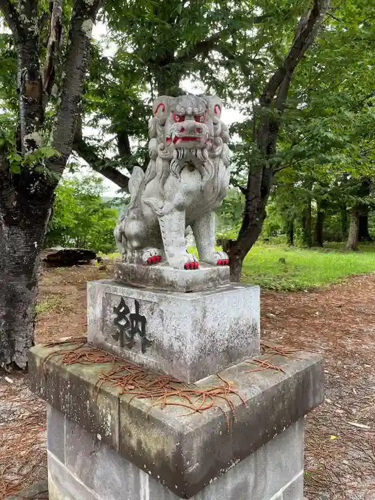 喜茂別神社の狛犬