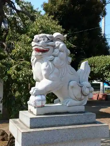 鈴谷天神社の狛犬