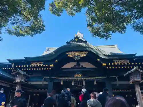 穴八幡宮の本殿