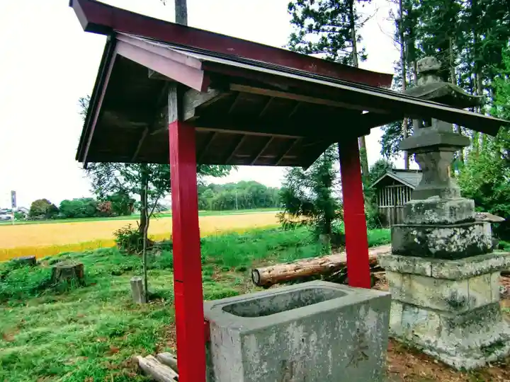 星宮神社(花岡上)の手水舎