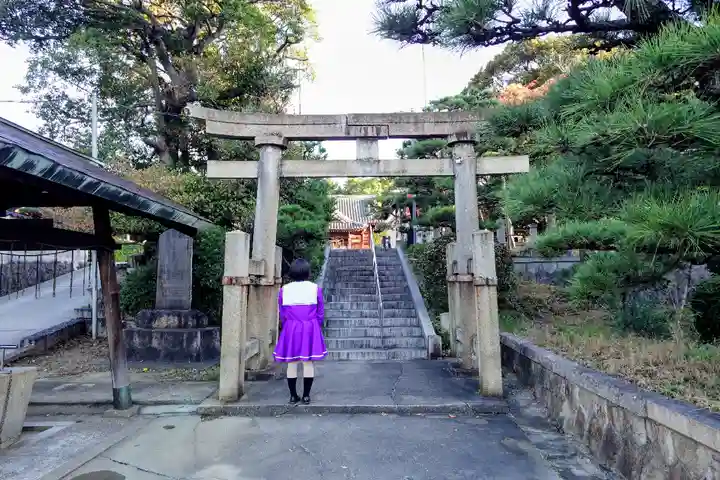 平坂熊野神社の鳥居