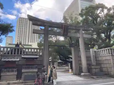 難波神社の鳥居