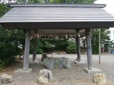 下川神社の手水舎