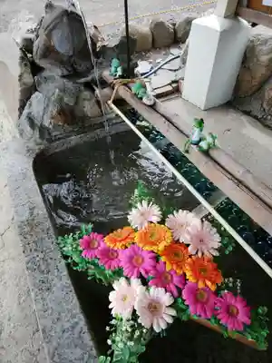 星置神社の手水舎