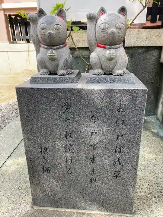 今戸神社の狛犬