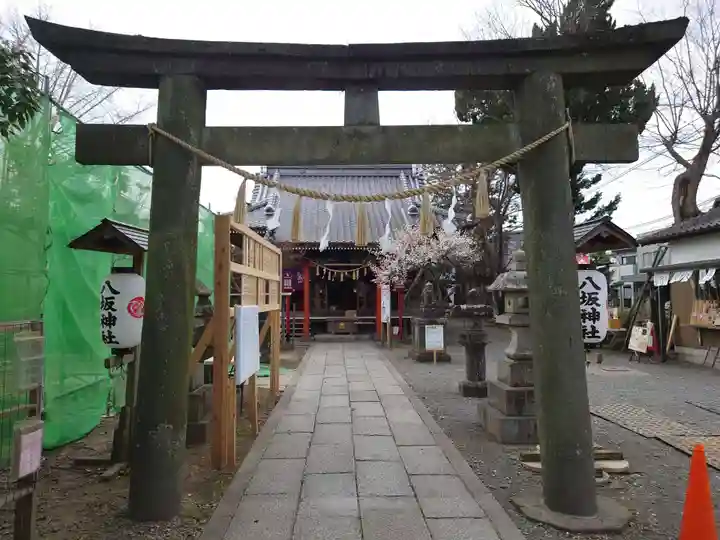 龍ケ崎八坂神社の鳥居