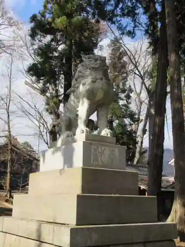 武水別神社の狛犬