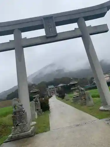 龍王神社の鳥居