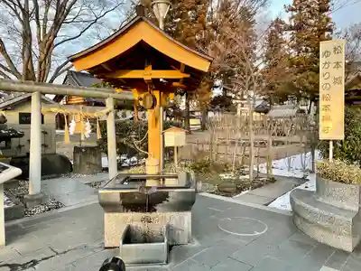 松本神社の手水舎