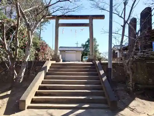 椿ノ海　水神社の鳥居