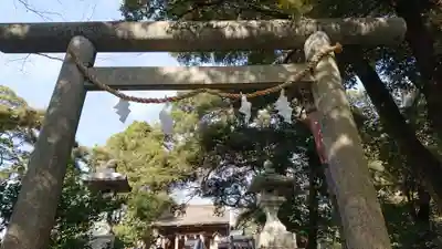 唐澤山神社の鳥居
