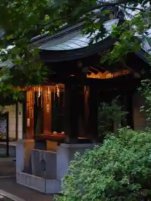 青山熊野神社の手水舎