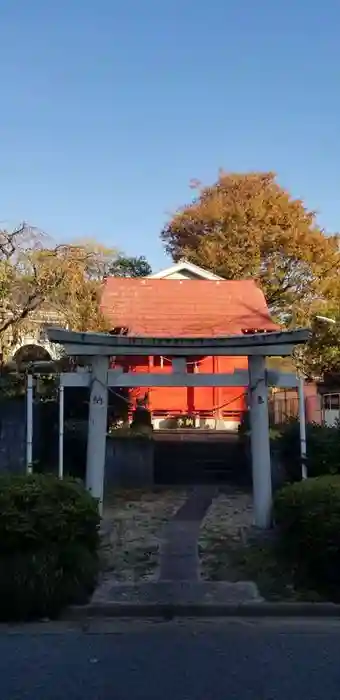 東稲荷神社の鳥居