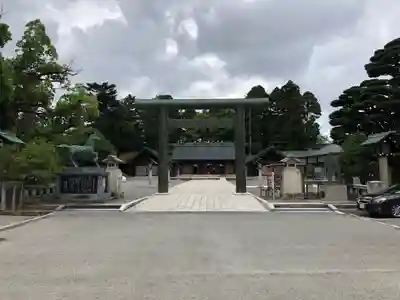 石川護國神社の鳥居