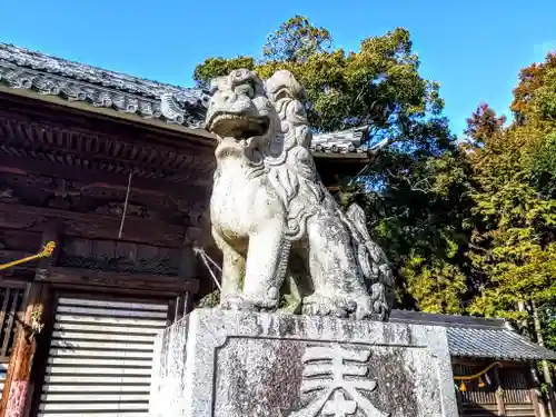 八幡社（牛田八幡社）の狛犬