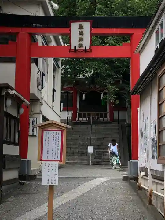元町厳島神社の鳥居