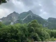 穂高神社奥宮の景色