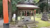 上沼八幡神社の手水舎