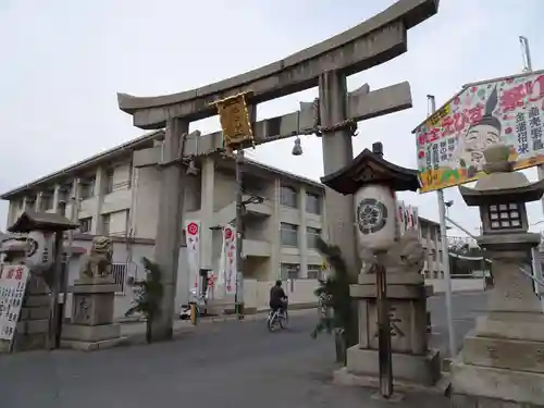 杭全神社の鳥居