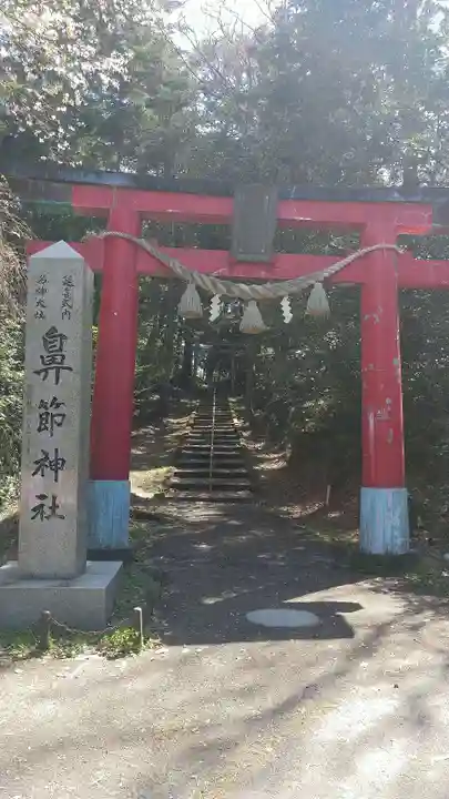 鼻節神社の鳥居