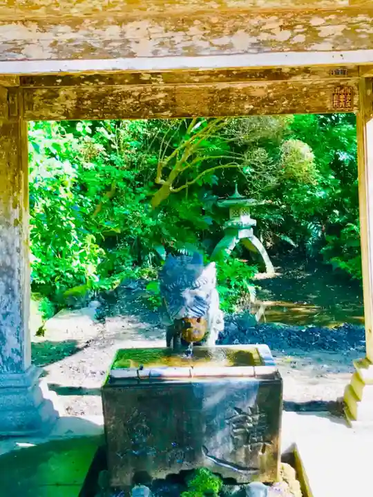 龍福寺の手水舎