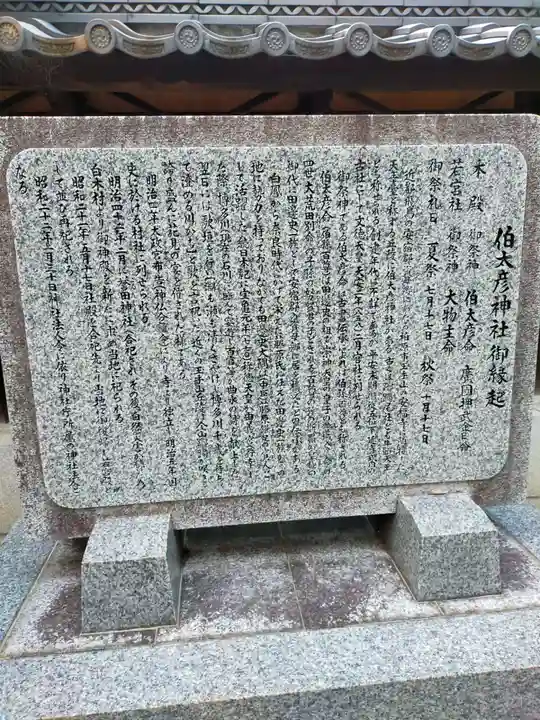 伯太彦神社(大阪府)