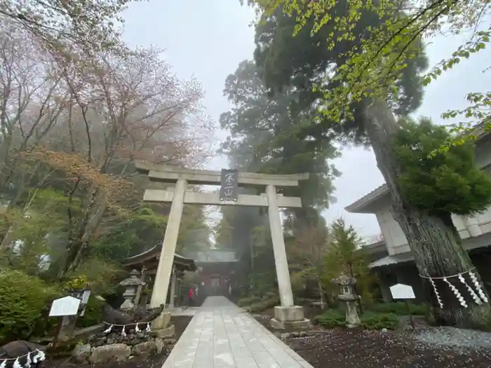 富士山東口本宮 冨士浅間神社の鳥居