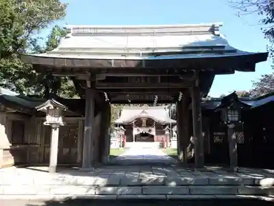 根室金刀比羅神社の山門・神門