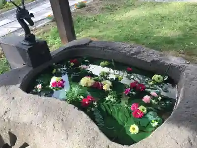 長沼神社の手水舎