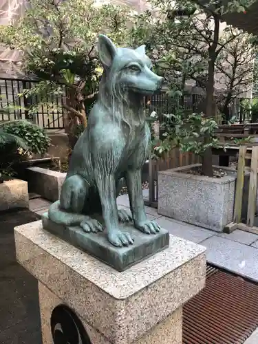 宮益御嶽神社の狛犬