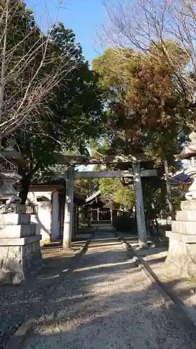 十二所社の鳥居