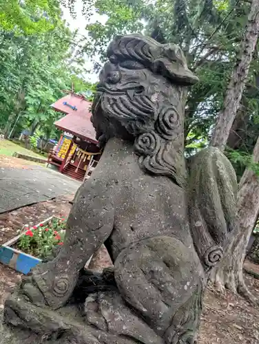 花岡神社の狛犬