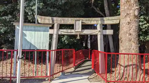 山神社・お福稲荷社・白龍大神の鳥居