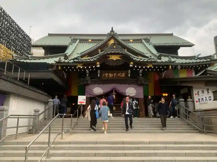 成田山深川不動堂(新勝寺東京別院)の{uncategorized: "未分類", other: "その他", undefined: "問題あり", building: "その他建物", grave: "お墓", sacred_gate: "鳥居", guardian: "狛犬", statue: "像", buddha: "仏像", history: "歴史", nature: "自然", garden: "庭園", animal: "動物", pagoda: "塔", temizu: "手水舎", mountain_gate: "山門・神門", sanctuary: "本殿・本堂", subordinate: "末社・摂社", art: "芸術", scenery: "景色", jizo: "地蔵", ema: "絵馬", goshuin: "御朱印", omikuji: "おみくじ", items: "授与品その他", amulet: "お守り", goshuincho: "御朱印帳", eats: "食事", festival: "お祭り", votive_dance: "神楽", shichigosan: "七五三参", wedding: "結婚式", experience: "体験その他", initially: "初詣", around: "周辺", anti_infection: "感染症対策"}
