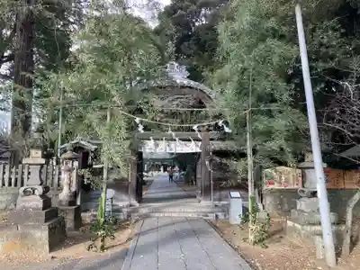 朝日森天満宮の山門・神門