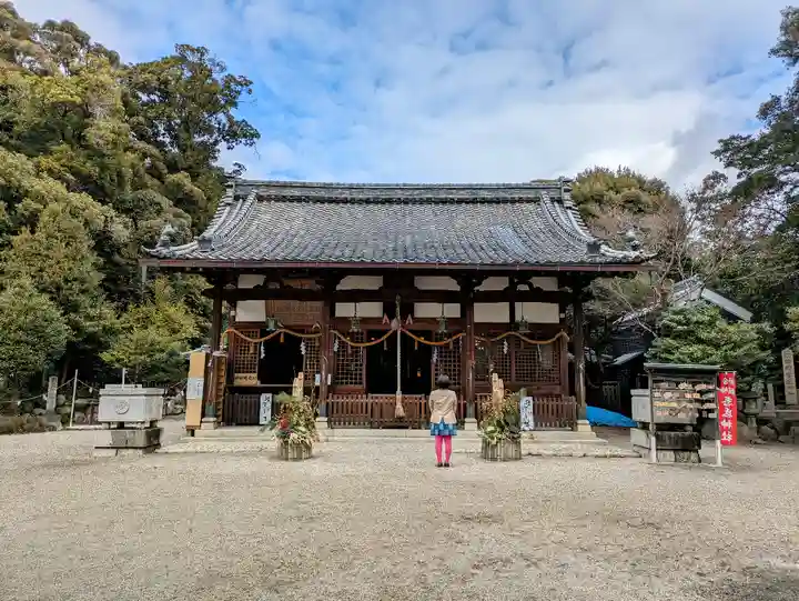志氐神社の本殿・本堂