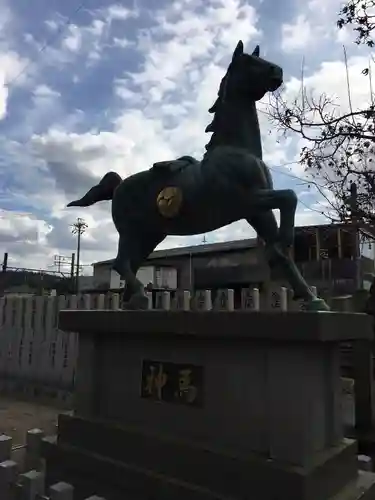 村國真墨田神社の狛犬